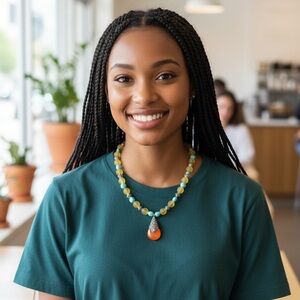 Handcrafted Egyptian inspired necklace